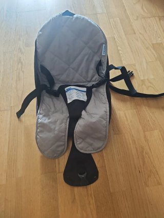 Mochila Porta Bebé Baby Tula Negra y eleva trona