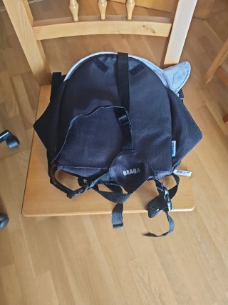 Mochila Porta Bebé Baby Tula Negra y eleva trona