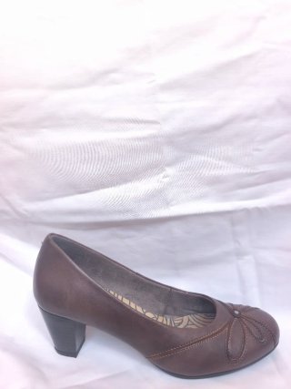 Zapatos Pitillos Moka Mujer