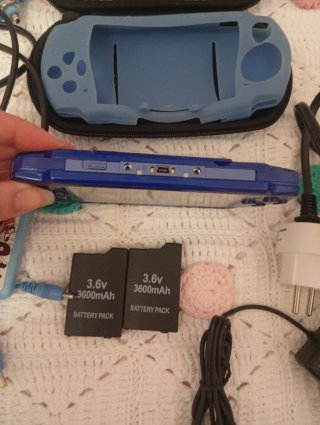 PSP 3000 Azul con Accesorios