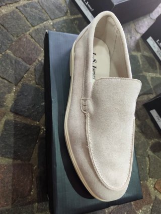 Mocassini Loafer Uomo Camoscio