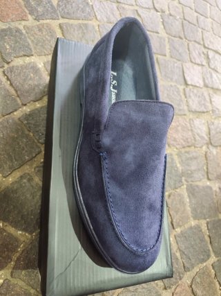 Mocassini Loafer Uomo Camoscio