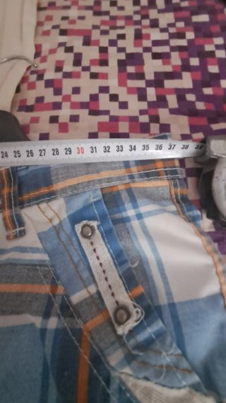 Bermudas de cuadros talla 38