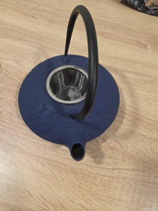 Tetera Hierro Fundido Estilo Japonés Azul