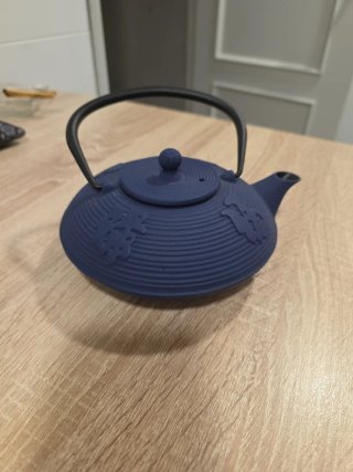 Tetera Hierro Fundido Estilo Japonés Azul
