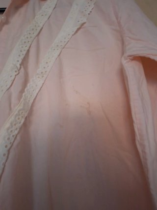 Camisón antiguo mujer rosa