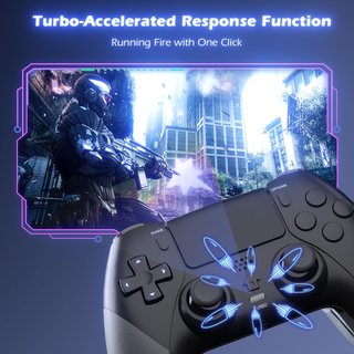 Mando inalámbrico PS4 con macros y giroscopio