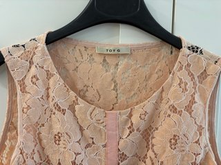 Top Trussardi Rosa Pizzo