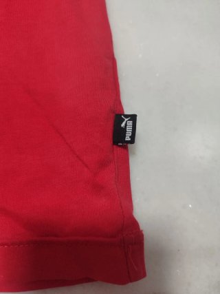 Camiseta Puma Roja y Negra Talla M
