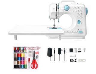 Máquina de coser con mesa para principiantes