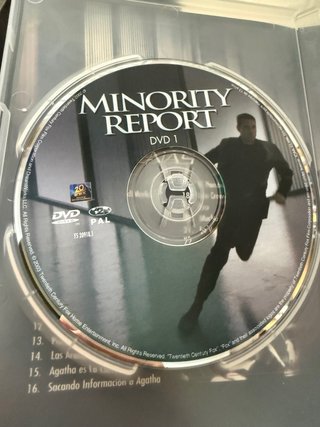 Minority Report DVD Edición Especial Tom Cruise