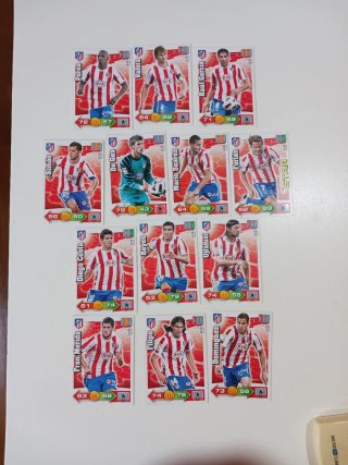 Adrenalyn 2010-2011 Atlético de Madrid Cards