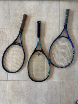 3 Raquetas Tenis: kennex, Slanzenger y boomerang