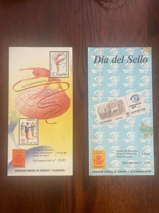 Folletos Oficiales Correos España Filatelia