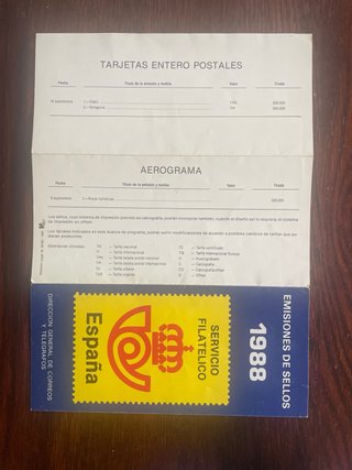 Folletos Oficiales Correos España Filatelia