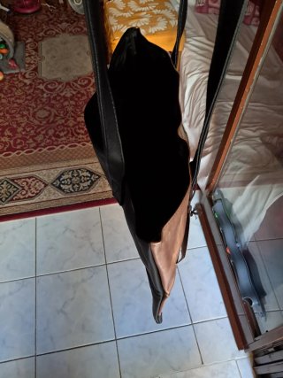Borsa tracolla donna GHD oro e nera