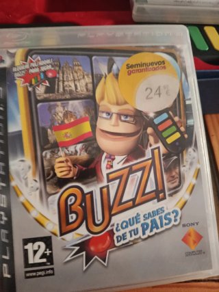 Buzz! PS3 + 4 Mandos Buzz