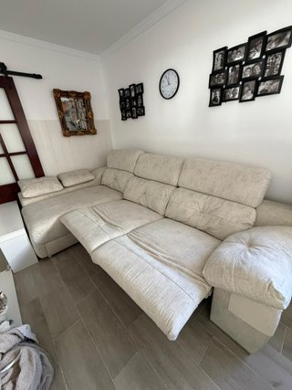 Sofá Chaise Longue 3 Plazas Relax Eléctrico