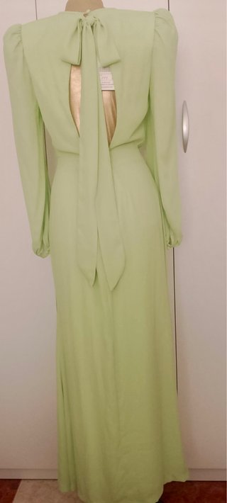 Vestido verde lima midi sin estrenar