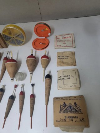 Antiguos utensilios de pesca