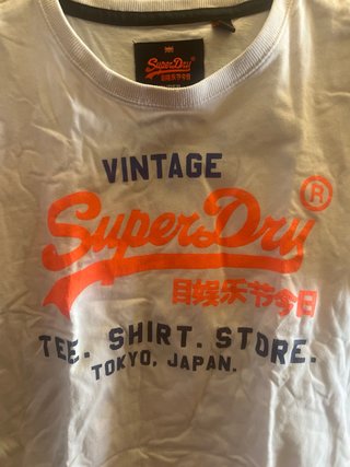 Camiseta Superdry Vintage XL Naranja