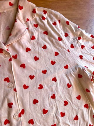 Pijama Corazones Talla S nuevo