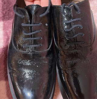 Mocasines charol negro mujer talla 40