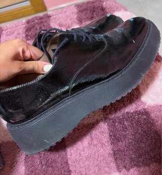 Mocasines charol negro mujer talla 40