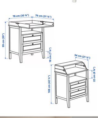 Cambiador IKEA Sundvik Blanco