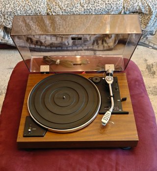 Giradischi in legno e alluminio Kenwood KP-1022