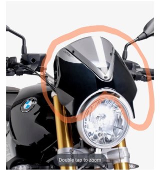 Nueva, Cúpula Retro BMW R Nine T Ahumada