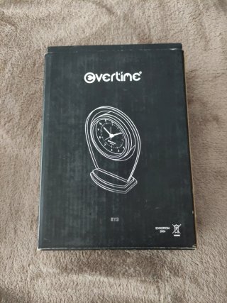 Reloj Evertime Quartz con alarma  Marrón y Dorado