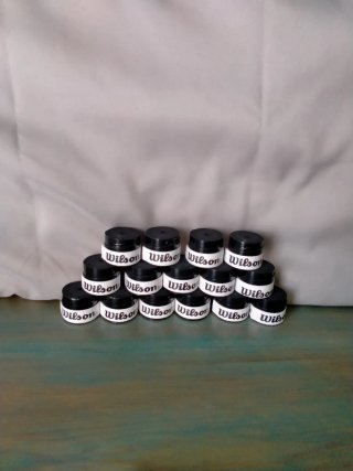 15 overgrips Wilson negros para pádel tenis nuevas