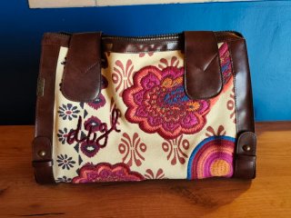 Bolso Desigual Multicolor y Marrón