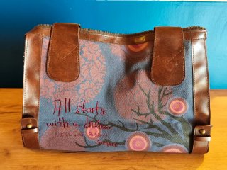 Bolso Desigual Multicolor y Marrón