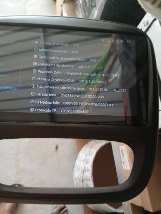 Pantalla Renault Trafic Fiat Nissan