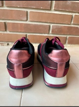 Zapatillas Bershka Burdeos Talla 37