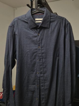 Gabardina Azul Oscuro + ¡REGALO CAMISA!