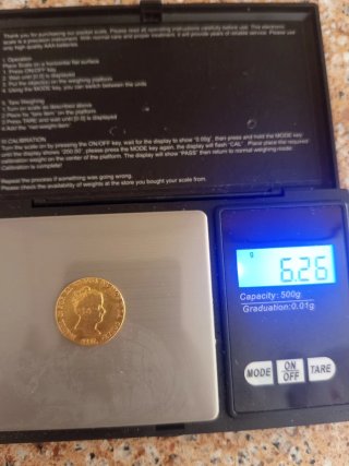 Moneda Isabel II 80 Reales Oro 1837 OPORTUNIDAD!!!