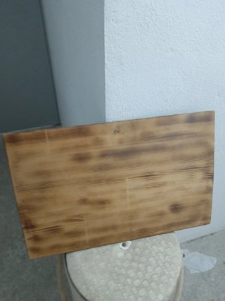 Cuadro antiguo tallado en madera