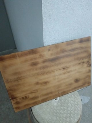 Cuadro antiguo tallado en madera