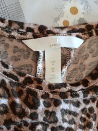 Vestido largo animal print