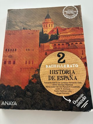 Historia de España 2 bachillerato operación mundo