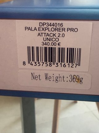 Pala Padel Drop Shot Explorer Pro Attack 2.0