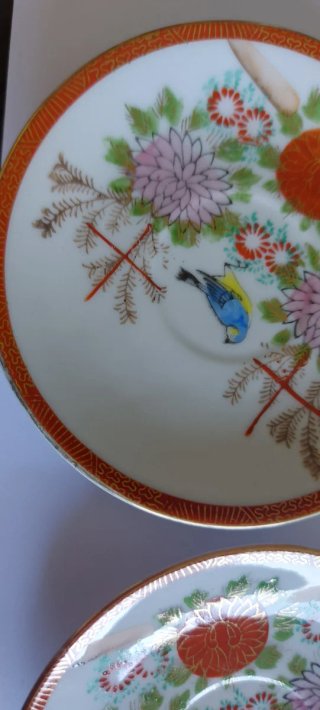 4 Platillos Porcelana Japonesa Dainan