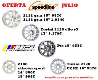 Llantas Speedline Oferta Julio