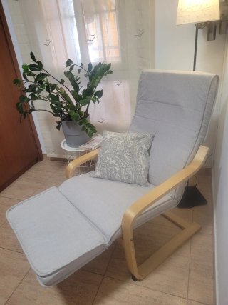 Sillón relax con reposapiés