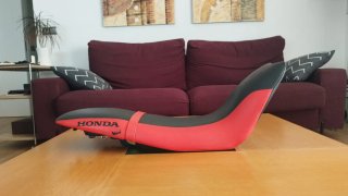 Asiento Honda FMX con rebaje