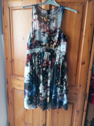 Vestido de fiesta Coast estampado