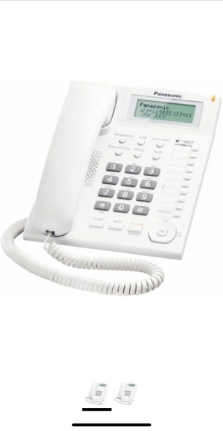 Teléfono Panasonic KX-TS880 Blanco